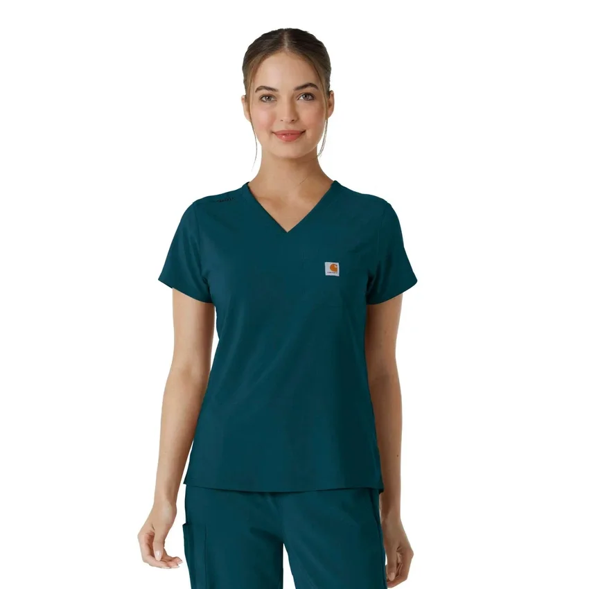 Blusa médica feminina Force Cross-Flex para usar por dentro