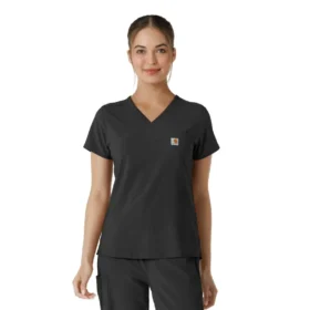 Blusa médica feminina Force Cross-Flex para usar por dentro