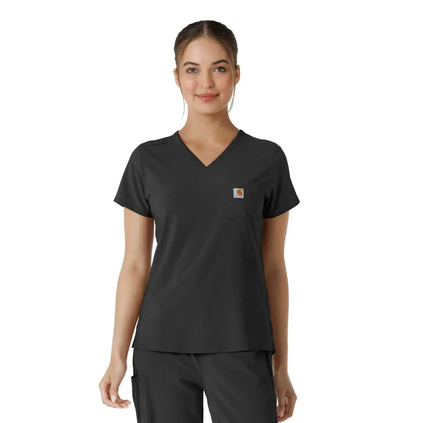 Blusa médica feminina Force Cross-Flex para usar por dentro