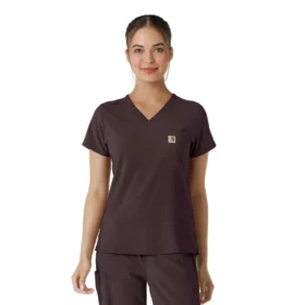 Blusa médica feminina Force Cross-Flex para usar por dentro