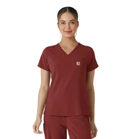 Blusa médica feminina Force Cross-Flex para usar por dentro