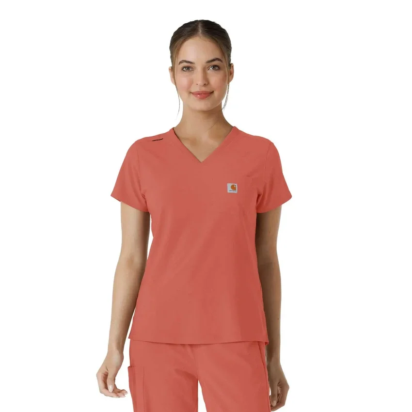 Blusa médica feminina Force Cross-Flex para usar por dentro