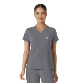 Blusa médica feminina Force Cross-Flex para usar por dentro