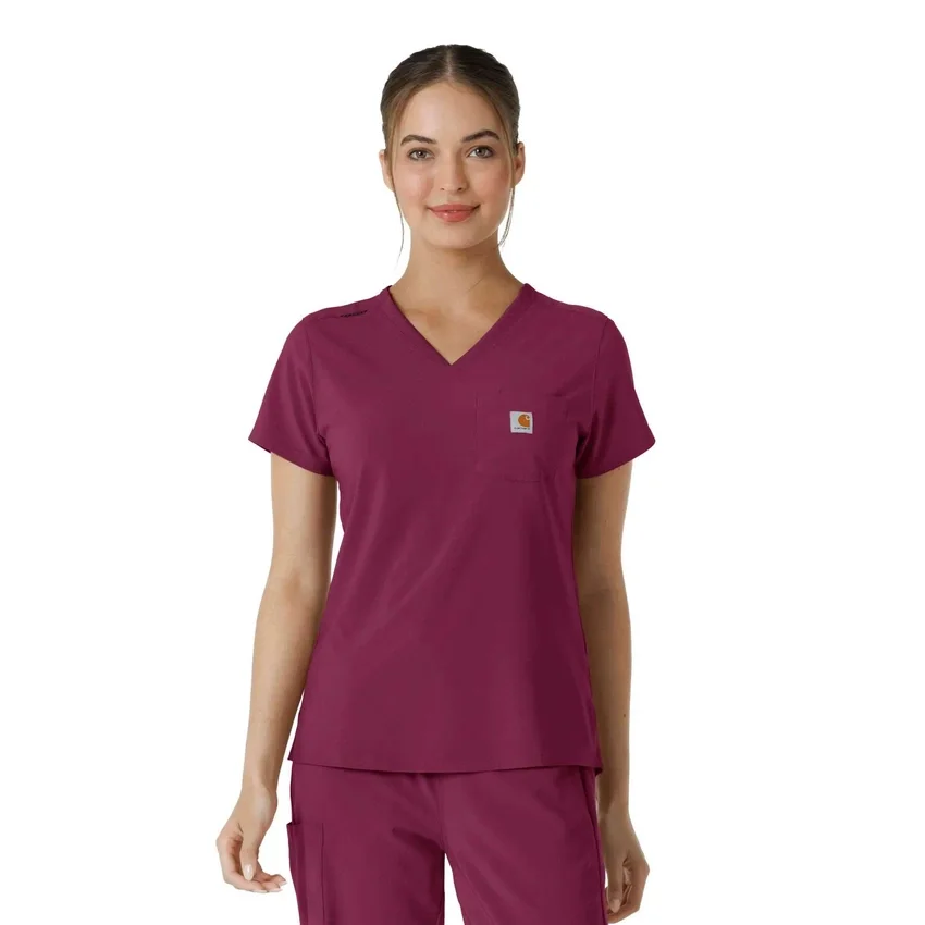 Blusa médica feminina Force Cross-Flex para usar por dentro