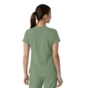 Blusa médica feminina Force Cross-Flex para usar por dentro
