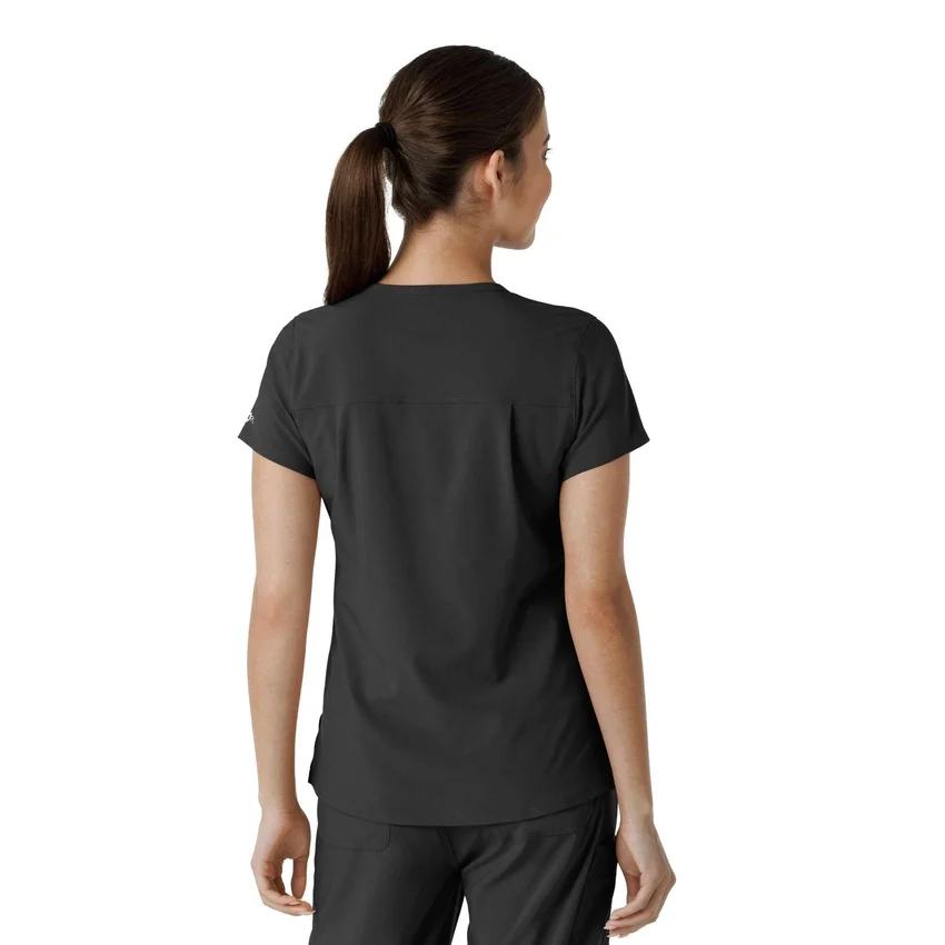 Blusa médica feminina Force Cross-Flex para usar por dentro