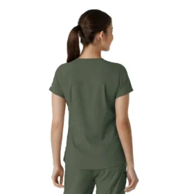 Blusa médica feminina Force Cross-Flex para usar por dentro