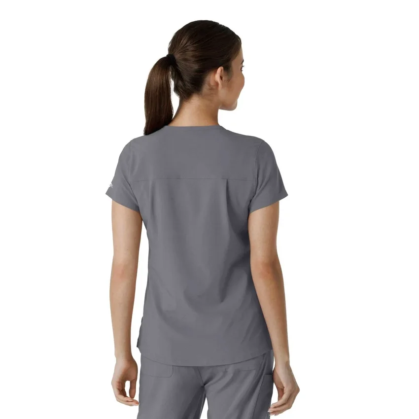 Blusa médica feminina Force Cross-Flex para usar por dentro