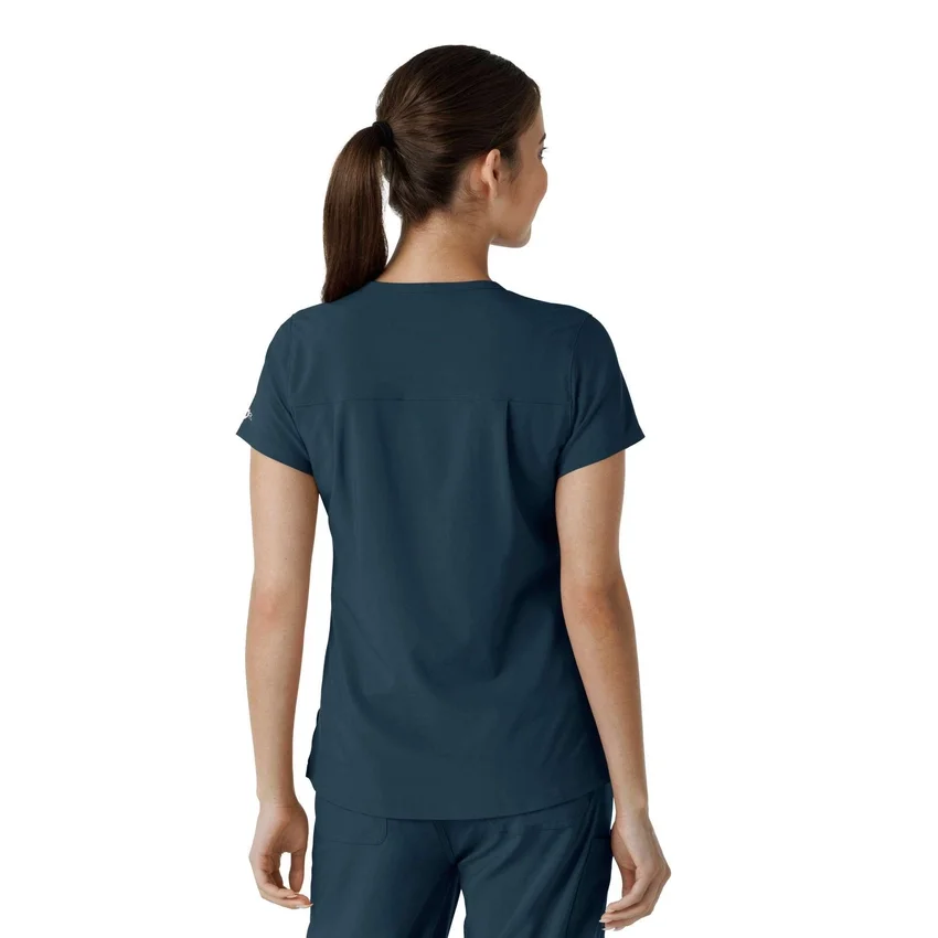Blusa médica feminina Force Cross-Flex para usar por dentro