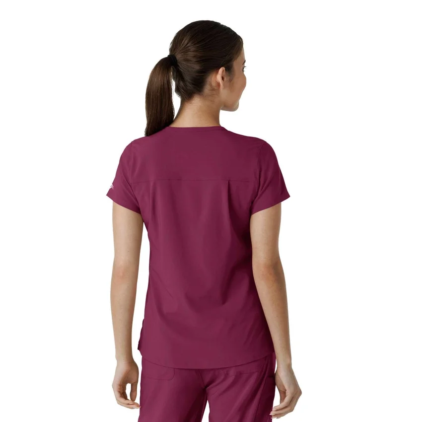 Blusa médica feminina Force Cross-Flex para usar por dentro