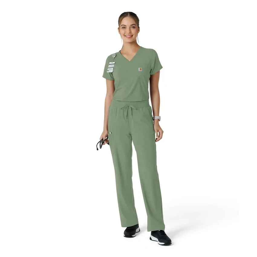 Blusa médica feminina Force Cross-Flex para usar por dentro