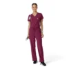 Blusa médica feminina Force Cross-Flex para usar por dentro