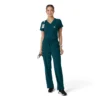 Blusa médica feminina Force Cross-Flex para usar por dentro