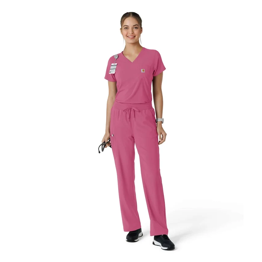 Blusa médica feminina Force Cross-Flex para usar por dentro