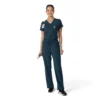 Blusa médica feminina Force Cross-Flex para usar por dentro