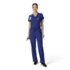 Blusa médica feminina Force Cross-Flex para usar por dentro