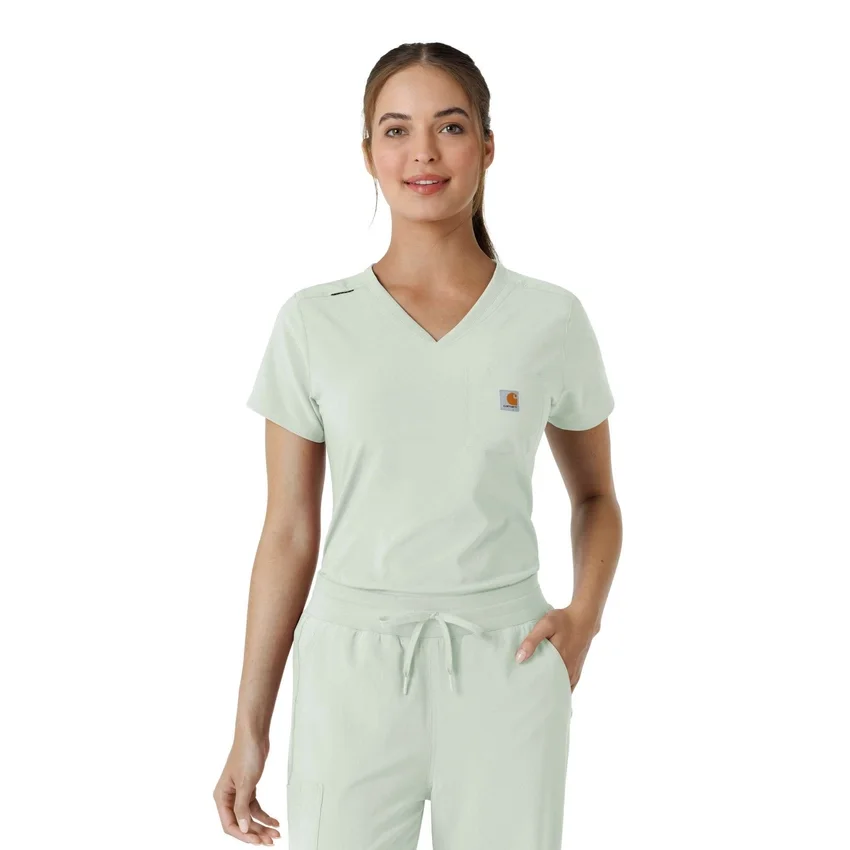 Blusa médica feminina Force Cross-Flex para usar por dentro
