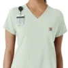Blusa médica feminina Force Cross-Flex para usar por dentro