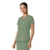 Blusa médica feminina Force Cross-Flex para usar por dentro