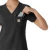 Blusa médica feminina Force Cross-Flex para usar por dentro