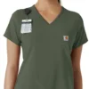 Blusa médica feminina Force Cross-Flex para usar por dentro