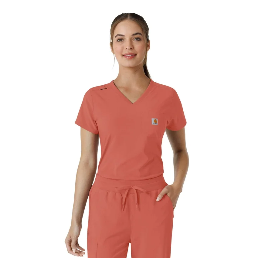 Blusa médica feminina Force Cross-Flex para usar por dentro