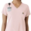 Blusa médica feminina Force Cross-Flex para usar por dentro