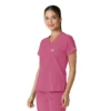Blusa médica feminina Force Cross-Flex para usar por dentro