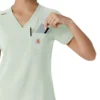 Blusa médica feminina Force Cross-Flex para usar por dentro