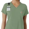 Blusa médica feminina Force Cross-Flex para usar por dentro