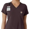 Blusa médica feminina Force Cross-Flex para usar por dentro