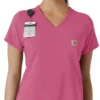 Blusa médica feminina Force Cross-Flex para usar por dentro