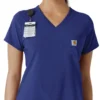 Blusa médica feminina Force Cross-Flex para usar por dentro