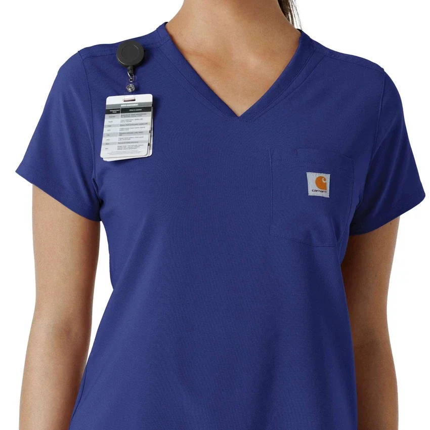 Blusa médica feminina Force Cross-Flex para usar por dentro