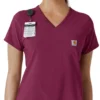 Blusa médica feminina Force Cross-Flex para usar por dentro