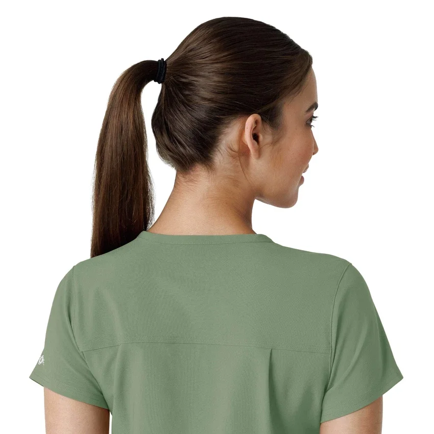 Blusa médica feminina Force Cross-Flex para usar por dentro