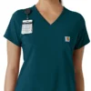 Blusa médica feminina Force Cross-Flex para usar por dentro