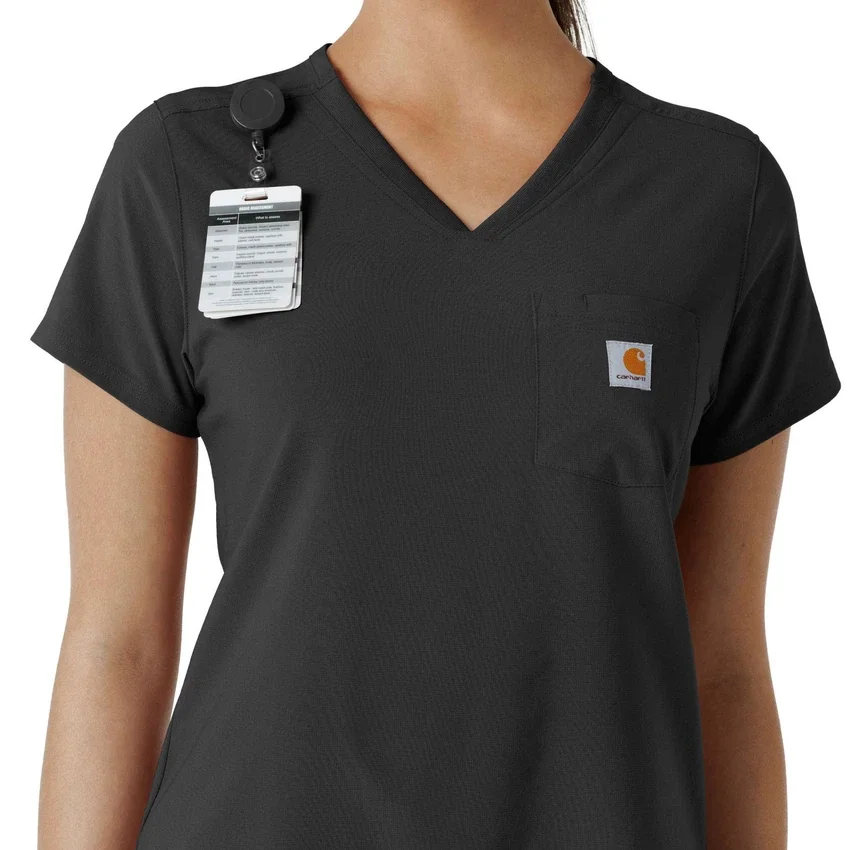 Blusa médica feminina Force Cross-Flex para usar por dentro