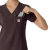 Blusa médica feminina Force Cross-Flex para usar por dentro