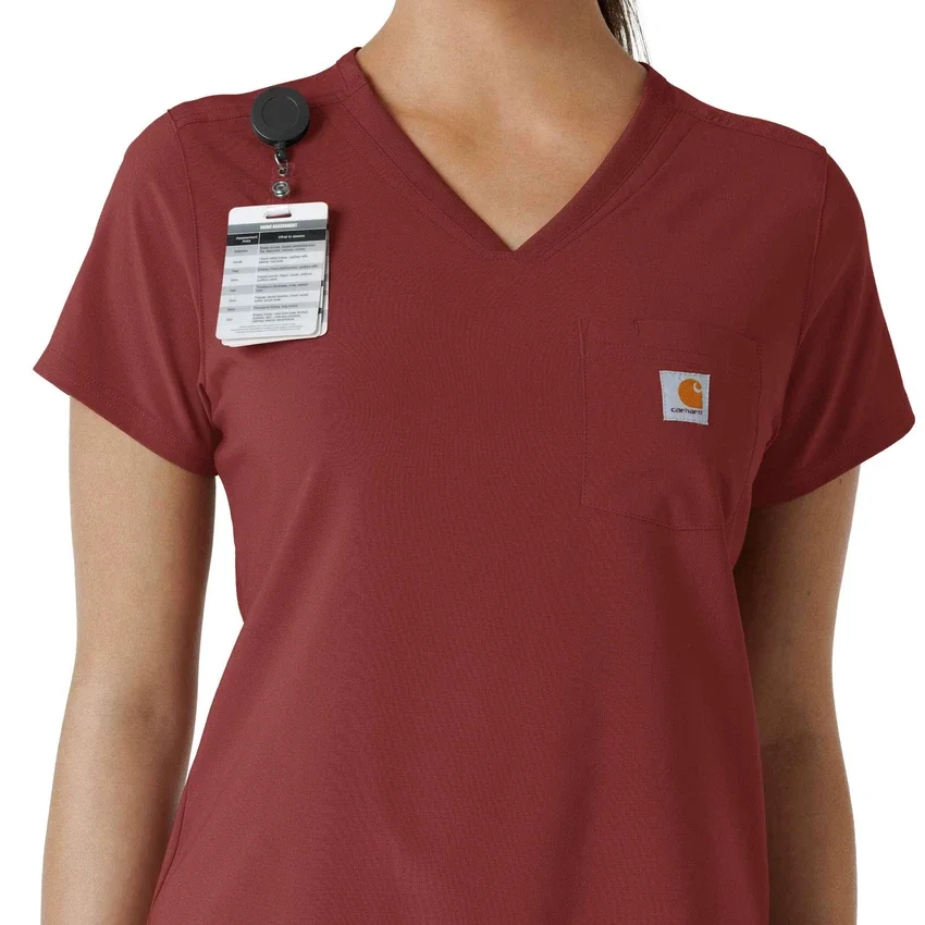 Blusa médica feminina Force Cross-Flex para usar por dentro