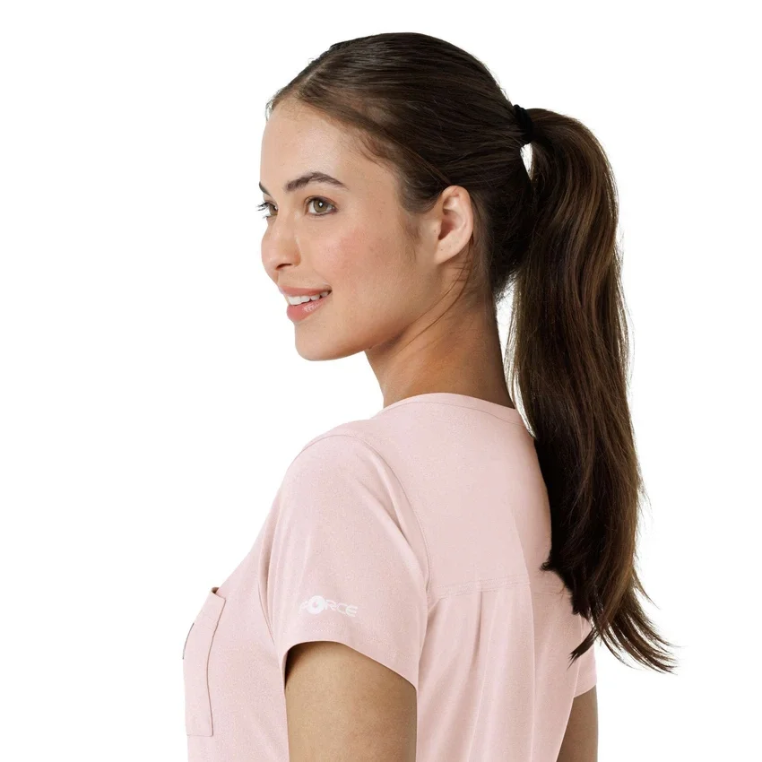 Blusa médica feminina Force Cross-Flex para usar por dentro
