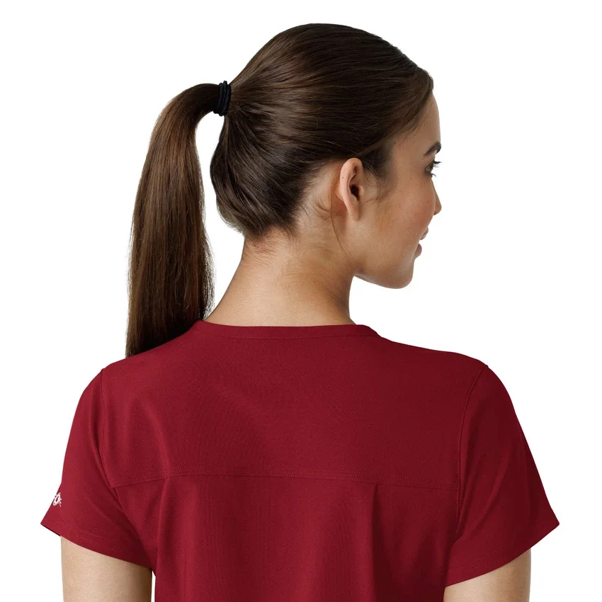 Blusa médica feminina Force Cross-Flex para usar por dentro