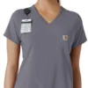 Blusa médica feminina Force Cross-Flex para usar por dentro