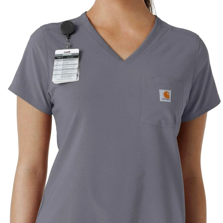 Blusa médica feminina Force Cross-Flex para usar por dentro