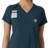 Blusa médica feminina Force Cross-Flex para usar por dentro