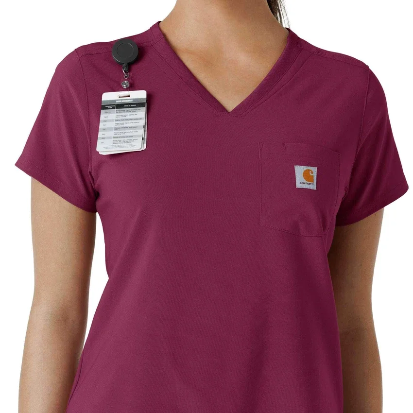 Blusa médica feminina Force Cross-Flex para usar por dentro