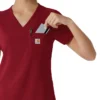 Blusa médica feminina Force Cross-Flex para usar por dentro