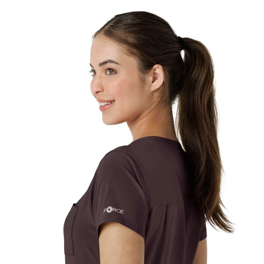 Blusa médica feminina Force Cross-Flex para usar por dentro