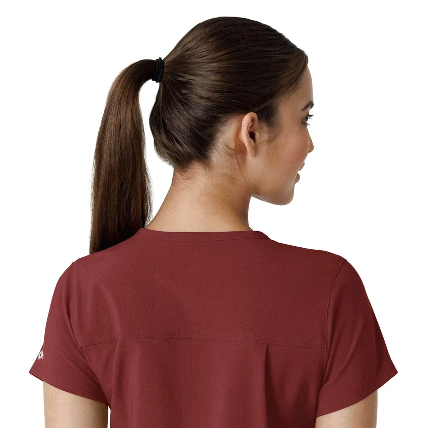 Blusa médica feminina Force Cross-Flex para usar por dentro