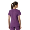 Blusa médica feminina Force Essentials com decote em V e painéis de malha